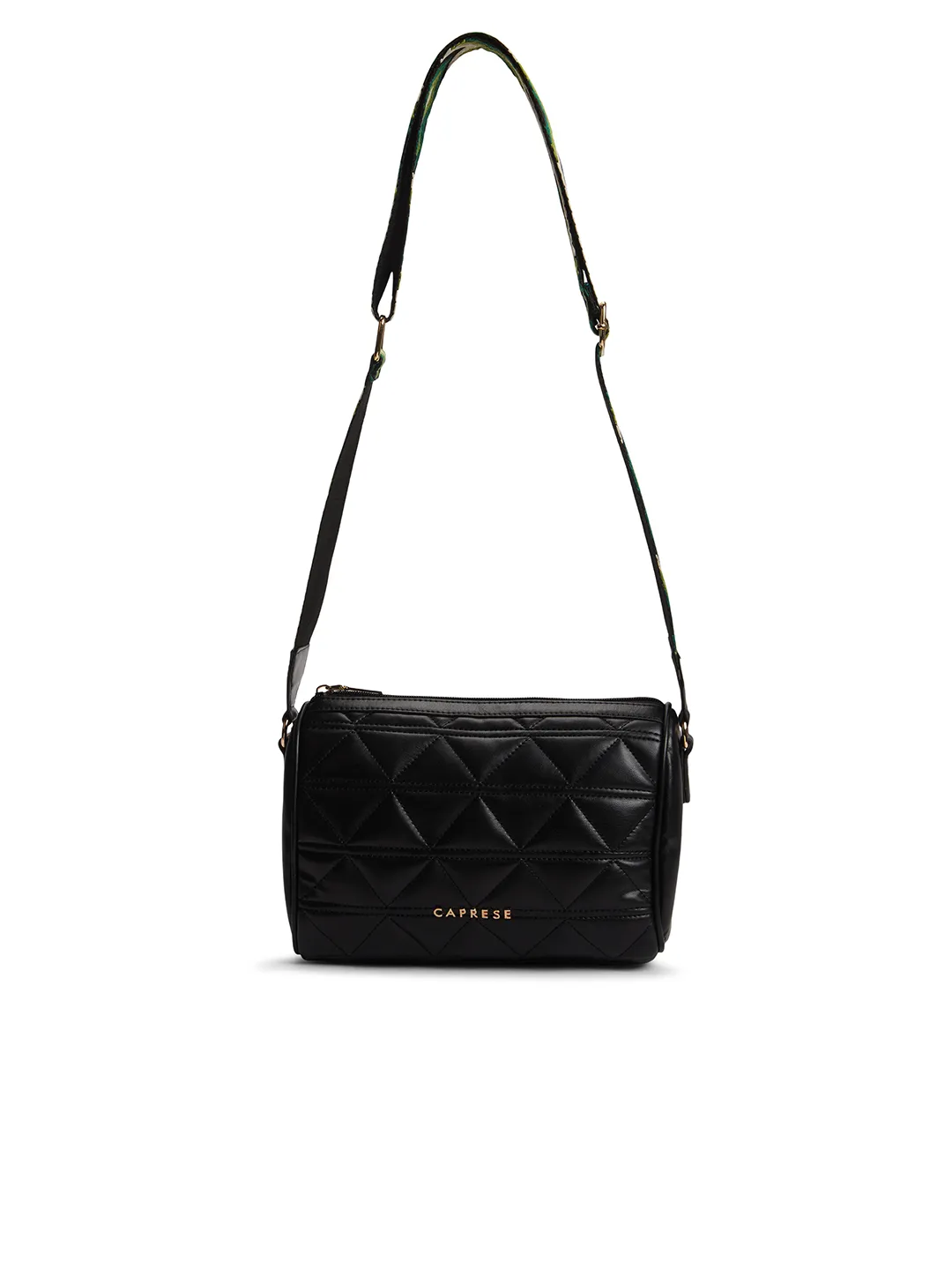 Caprese Elyna Medium Black Crossbody Bag