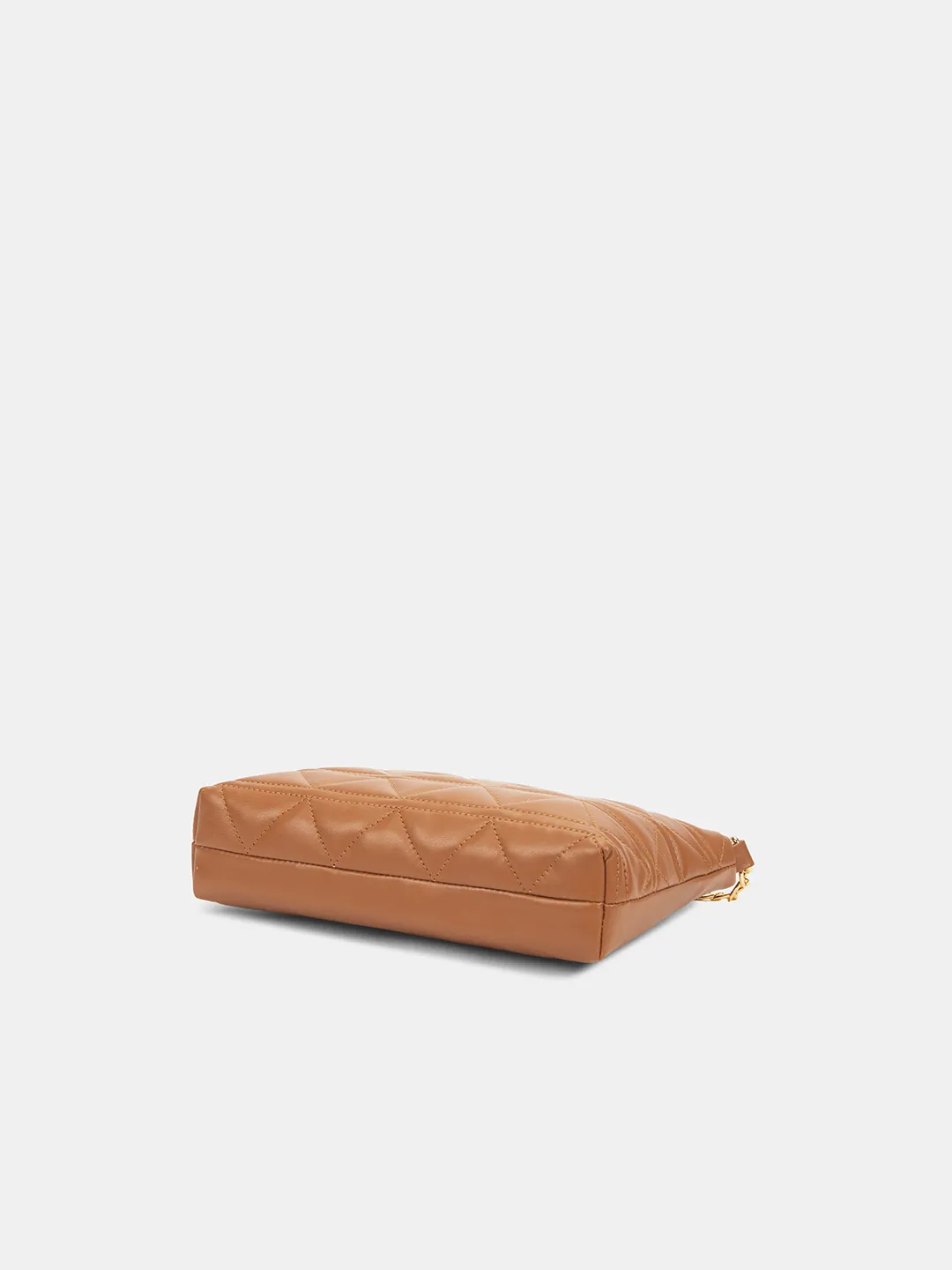 Caprese Elyna Medium Tan Baguette Bag - Image 6