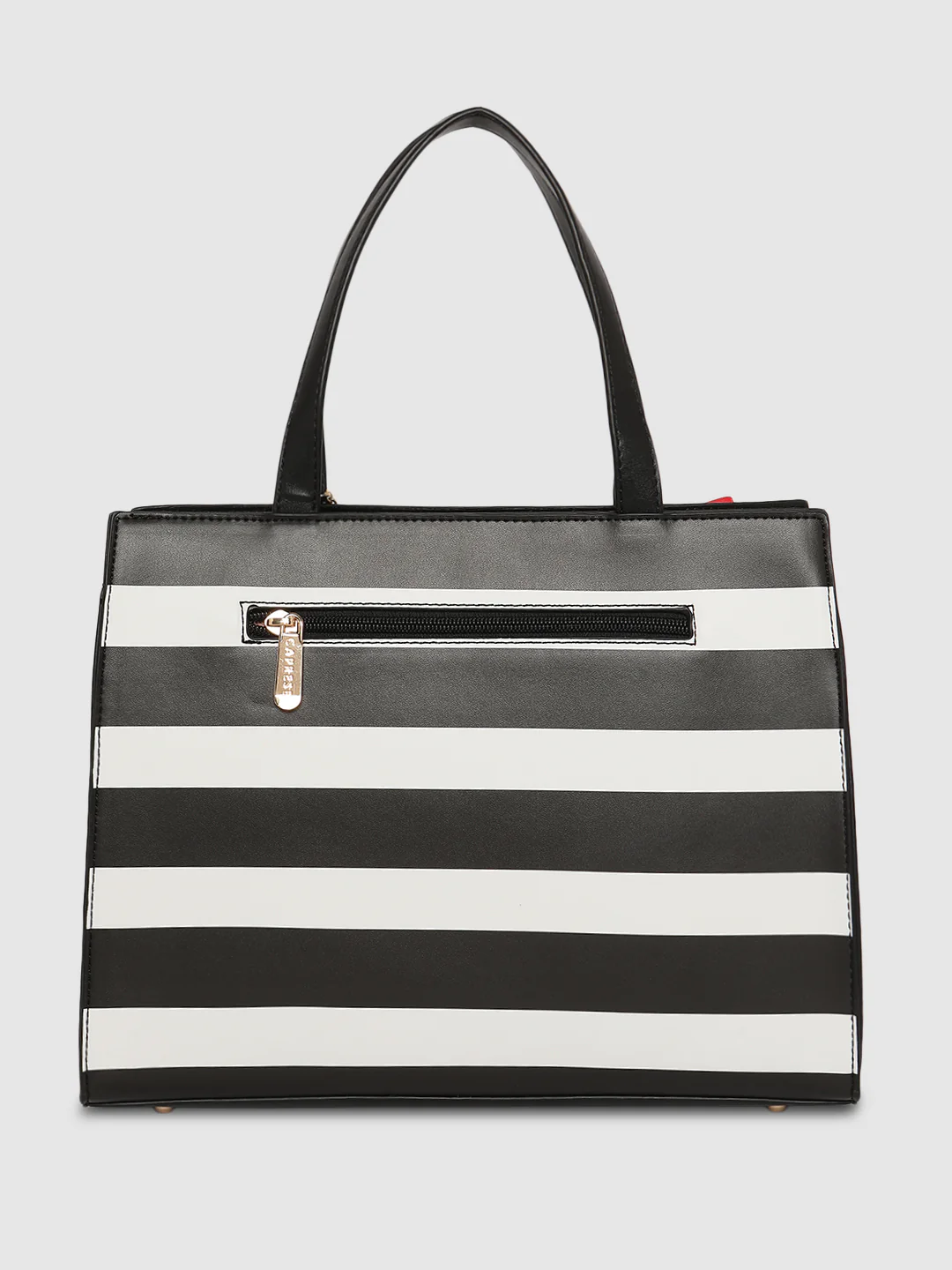 Caprese Emily In Paris Printed Medium Red Satchel Bag - Image 4