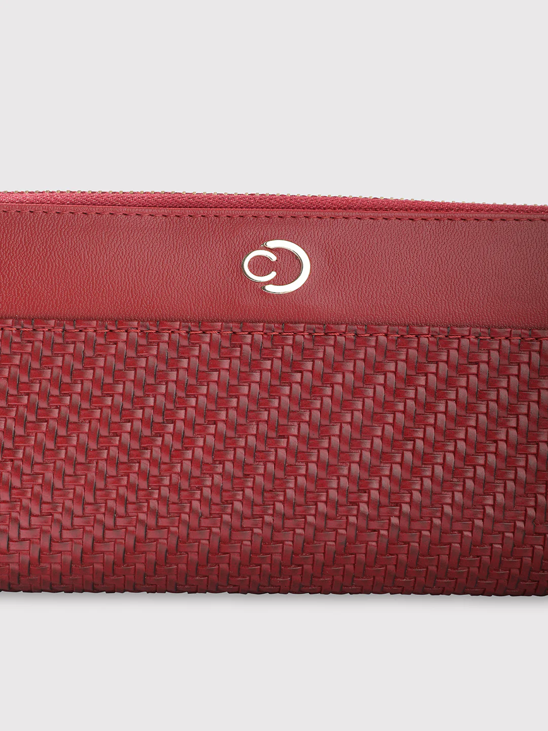 Caprese Emma Large Bordeaux Zip Around Wallet - Image 2