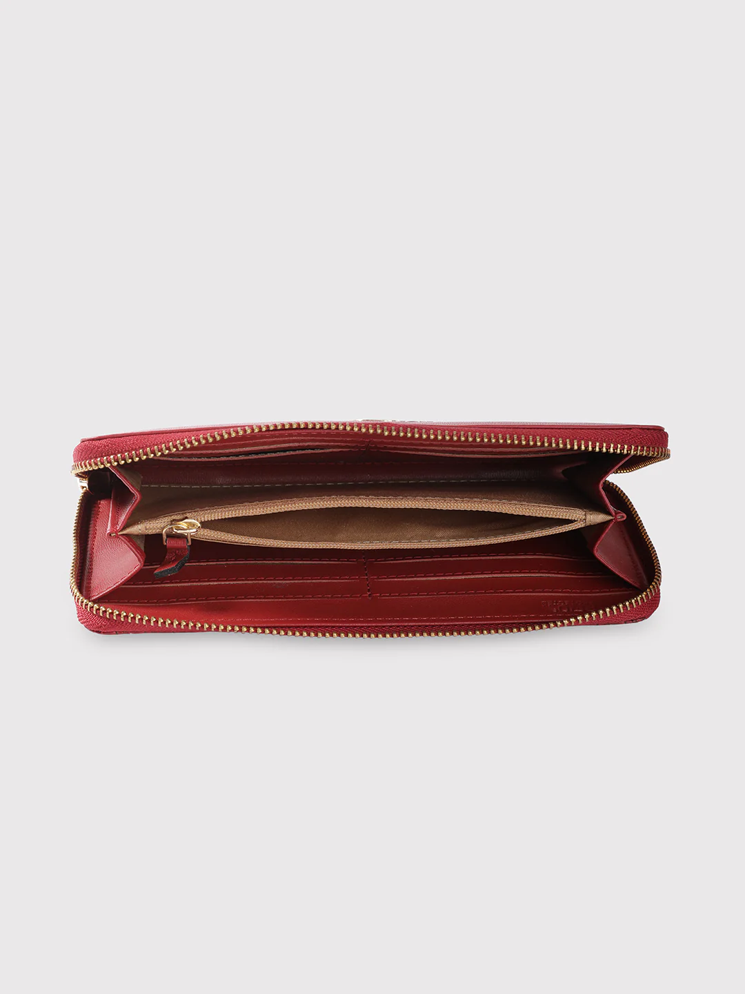 Caprese Emma Large Bordeaux Zip Around Wallet - Image 6