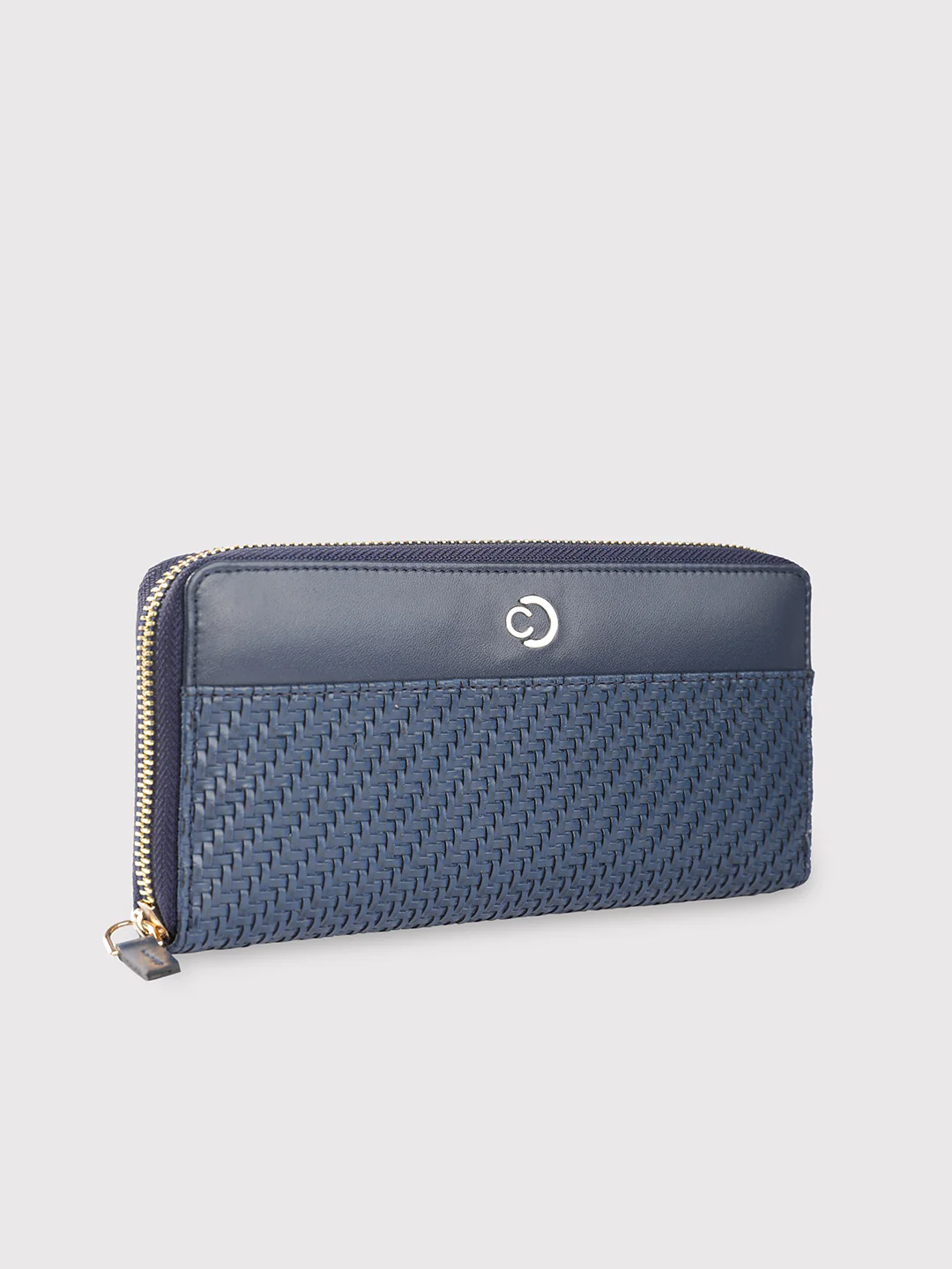 Caprese Emma Large Navy Zip Around Wallet - Image 11