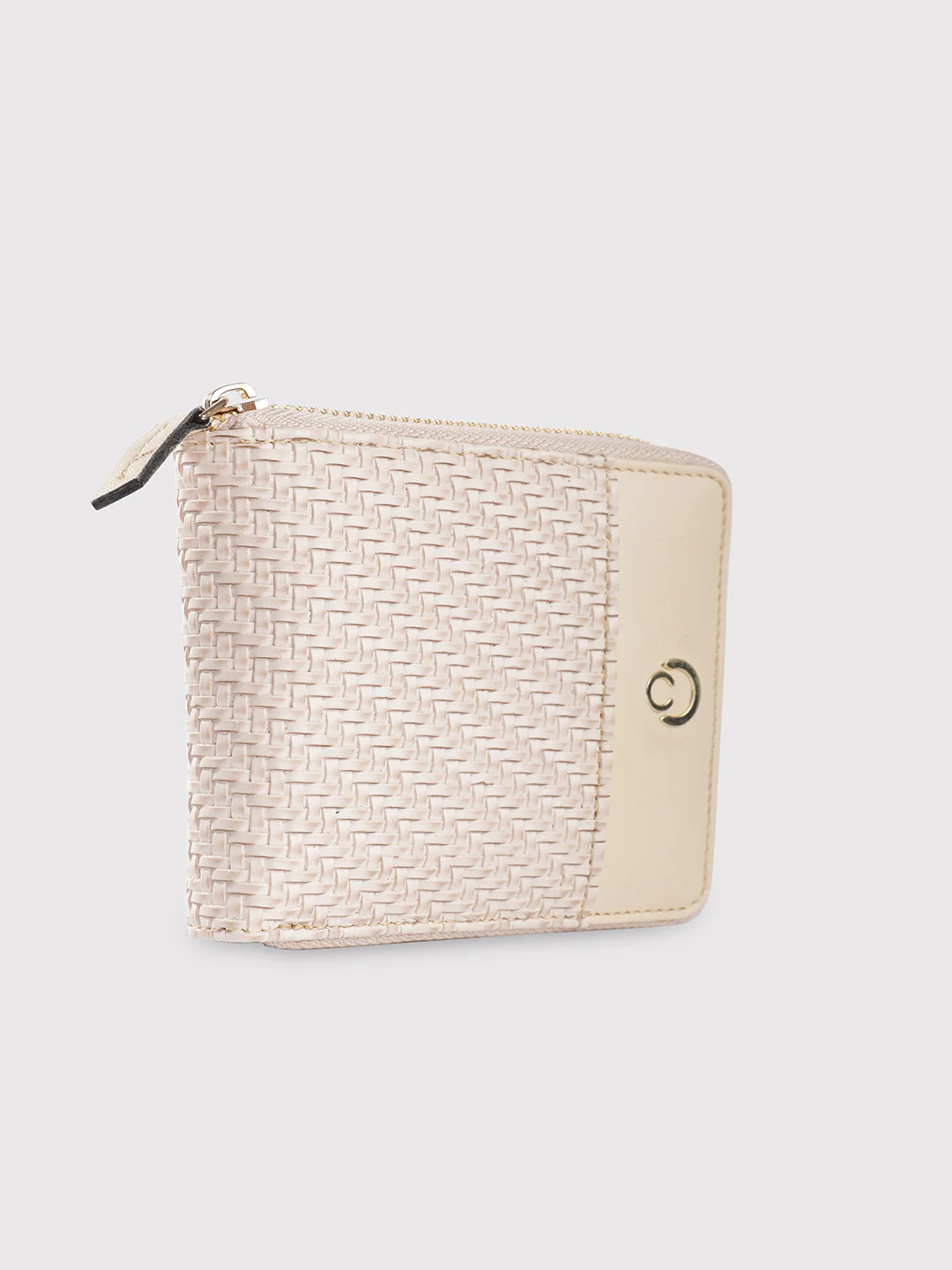 Caprese Emma Small Beige Zip Around Wallet - Image 3