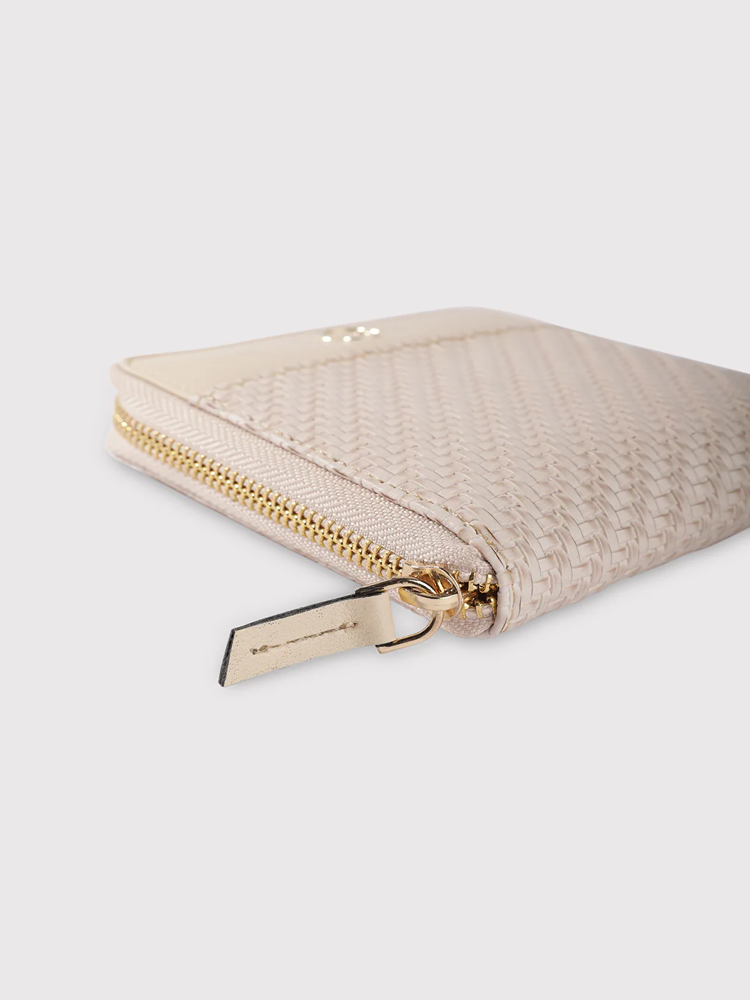Caprese Emma Small Beige Zip Around Wallet - Image 7