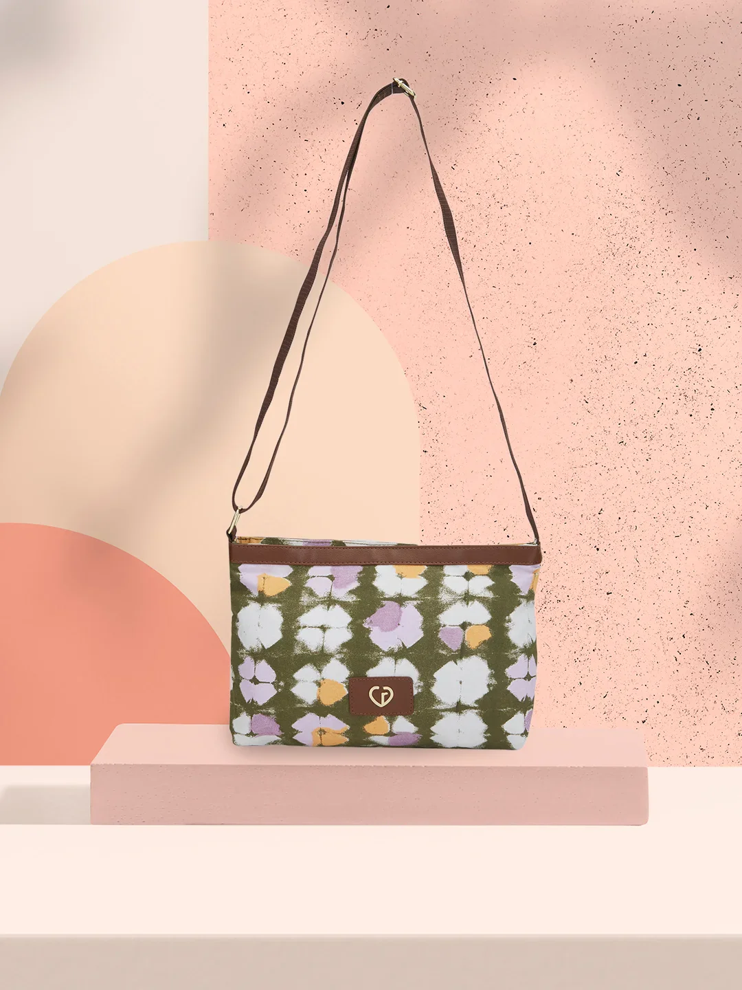 Caprese Enora Large Black Sling Bag - Image 2