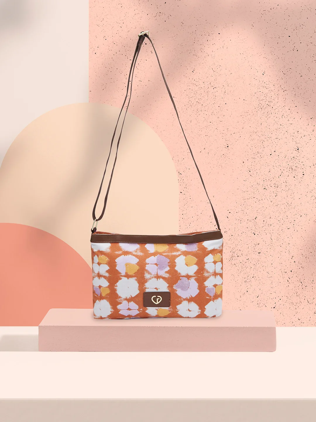 Caprese Enora Large Rust Sling Bag - Image 2