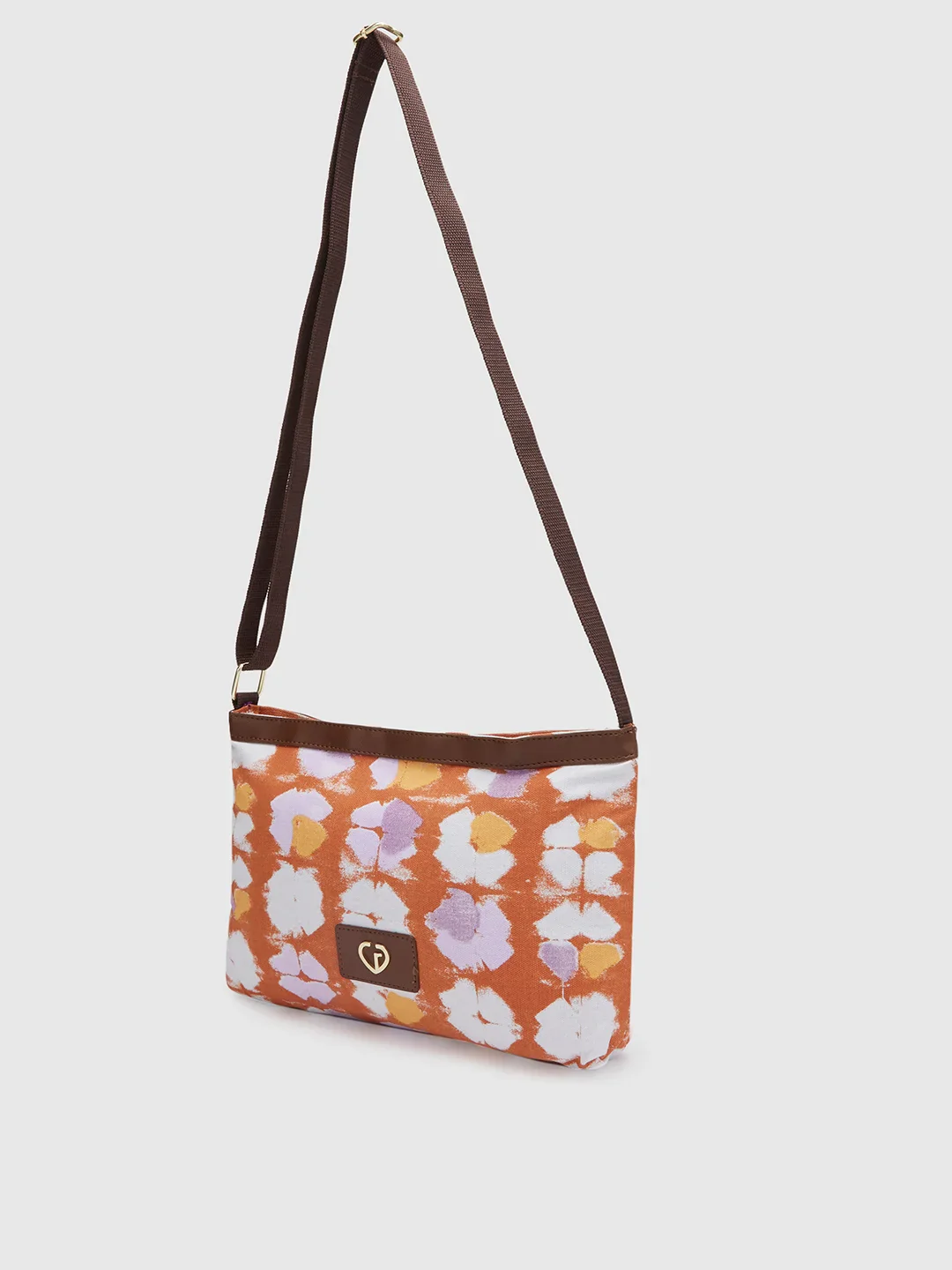 Caprese Enora Large Rust Sling Bag - Image 4