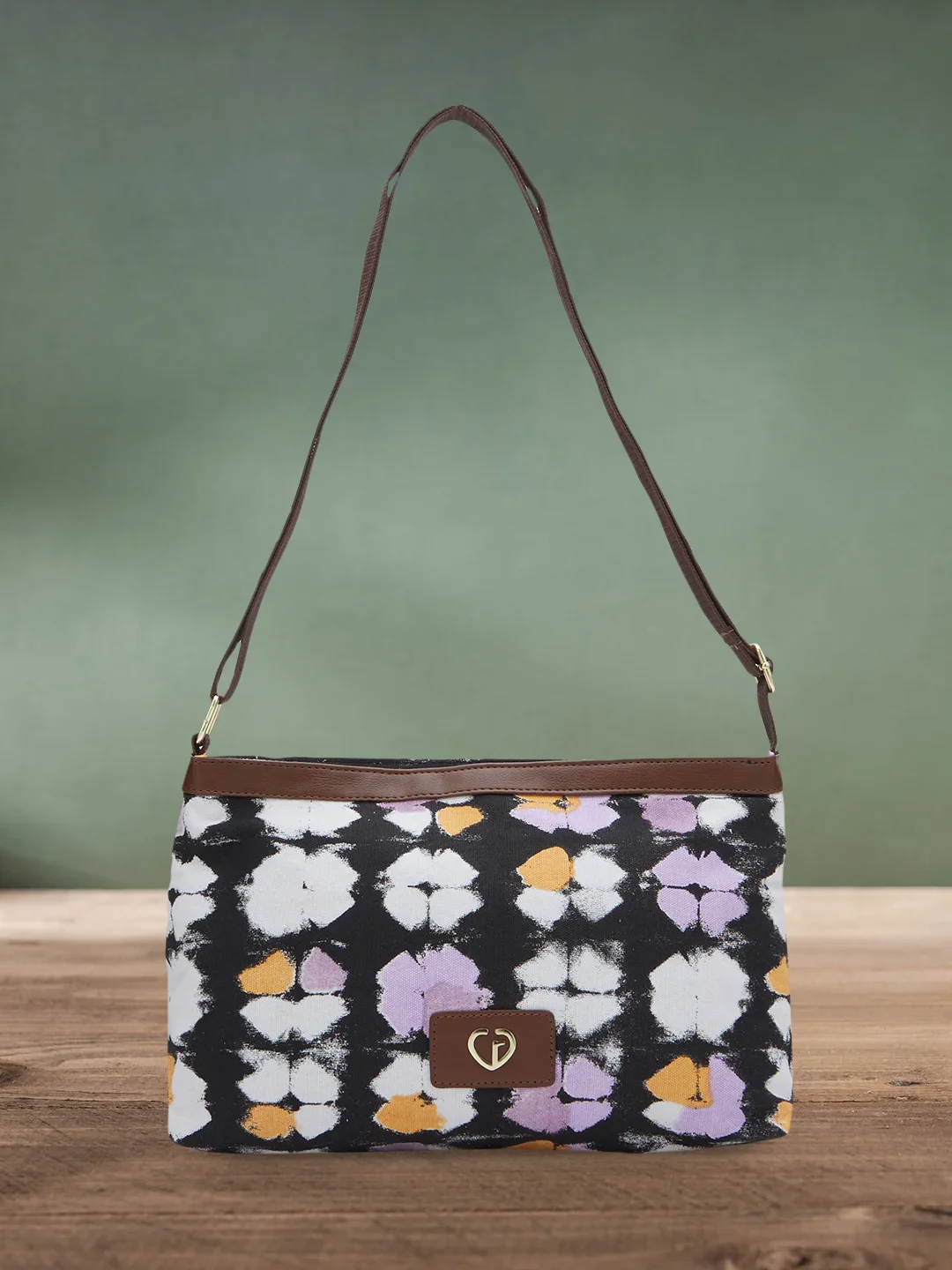 Caprese Enora Large Black Sling Bag - Image 32