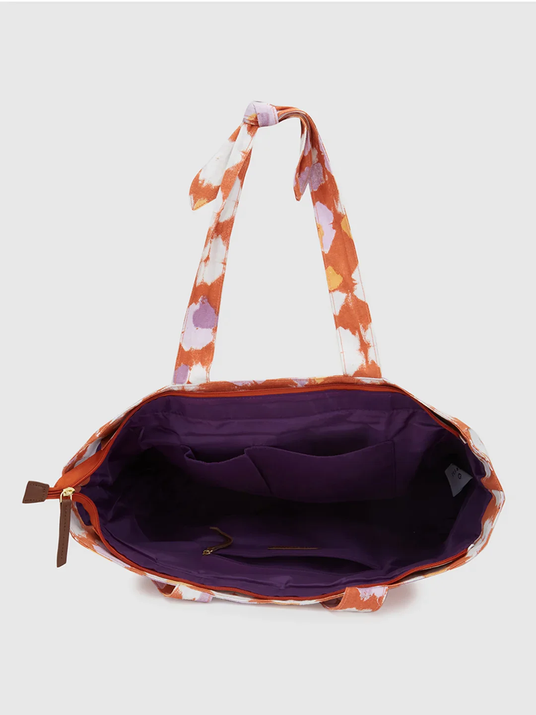 Caprese Enora Large Rust Tote Bag - Image 7