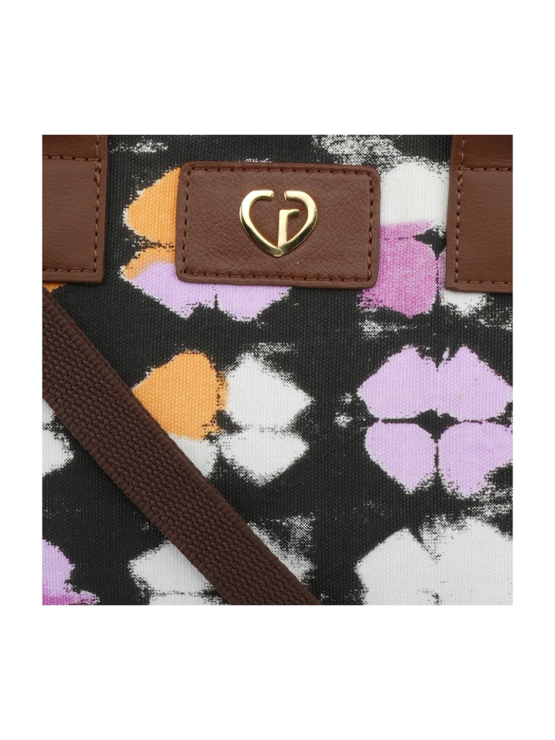 Caprese Enora Small Black Tote Bag - Image 8
