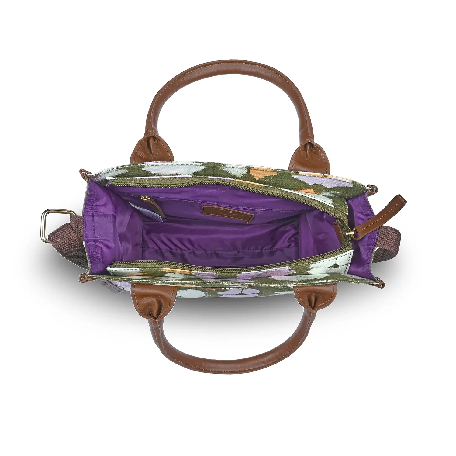 Caprese Enora Small Olive Tote Bag - Image 6