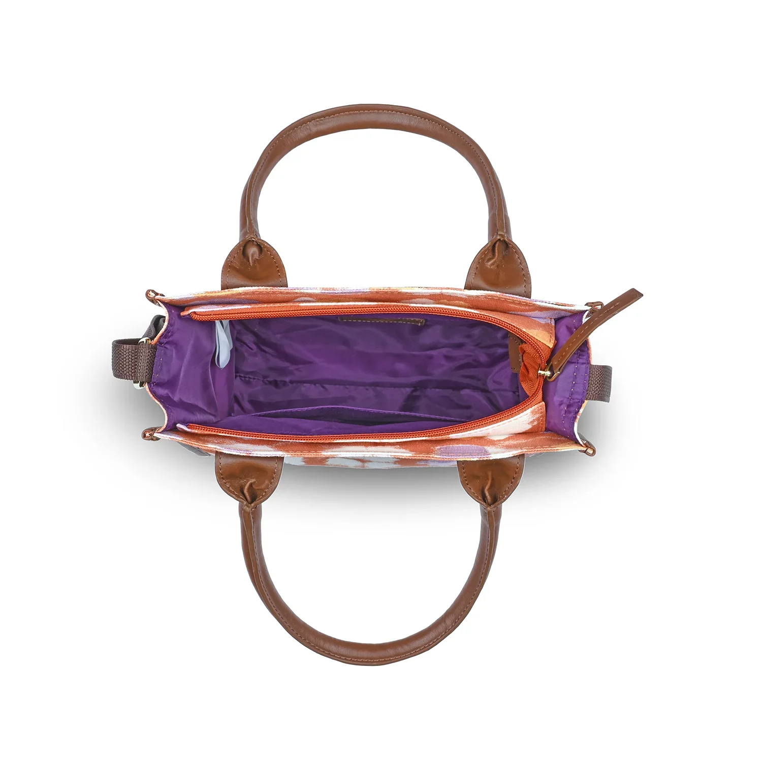 Caprese Enora Small Rust Tote Bag - Image 7