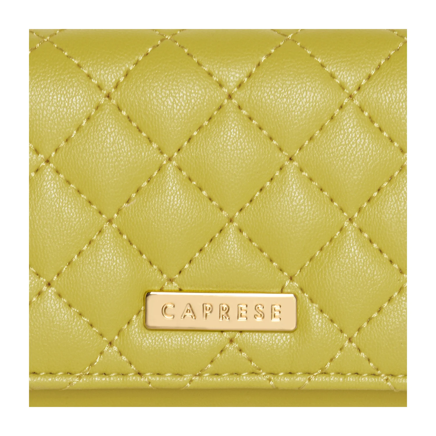 Caprese Erica Small Lime Flap Wallet - Image 7