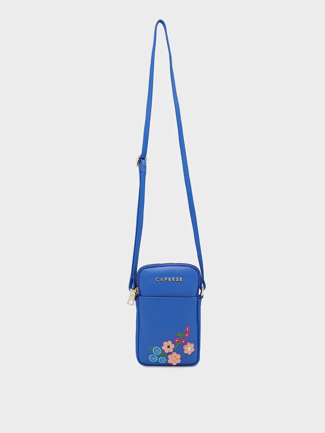 Caprese Erica Small Blue Mobile Pouch - Image 8