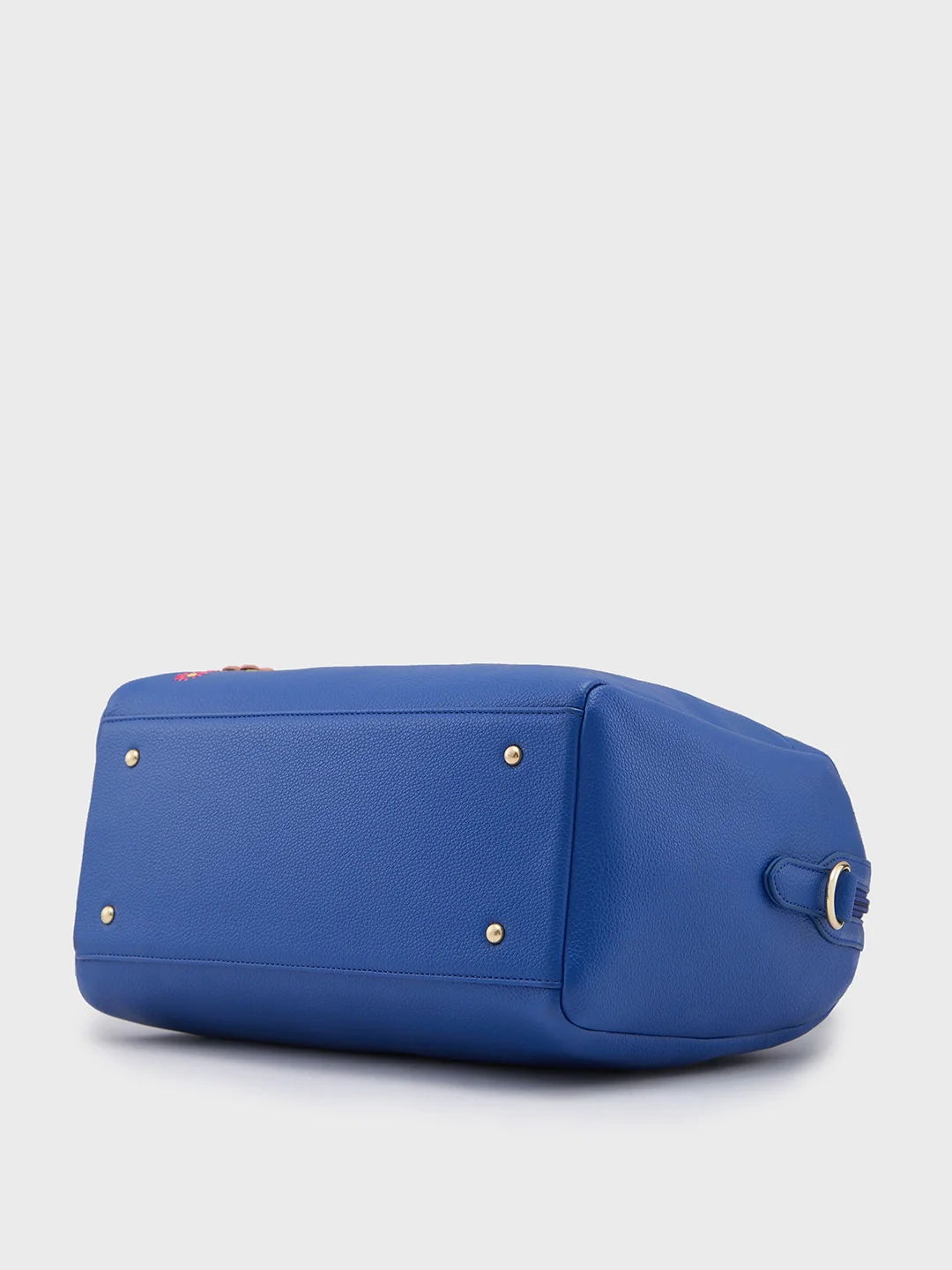 Caprese Erica Medium Blue Satchel Bag - Image 5