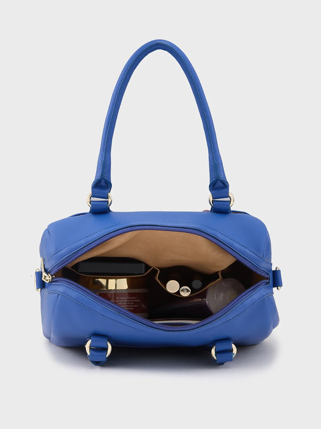 Caprese Erica Medium Blue Satchel Bag - Image 8