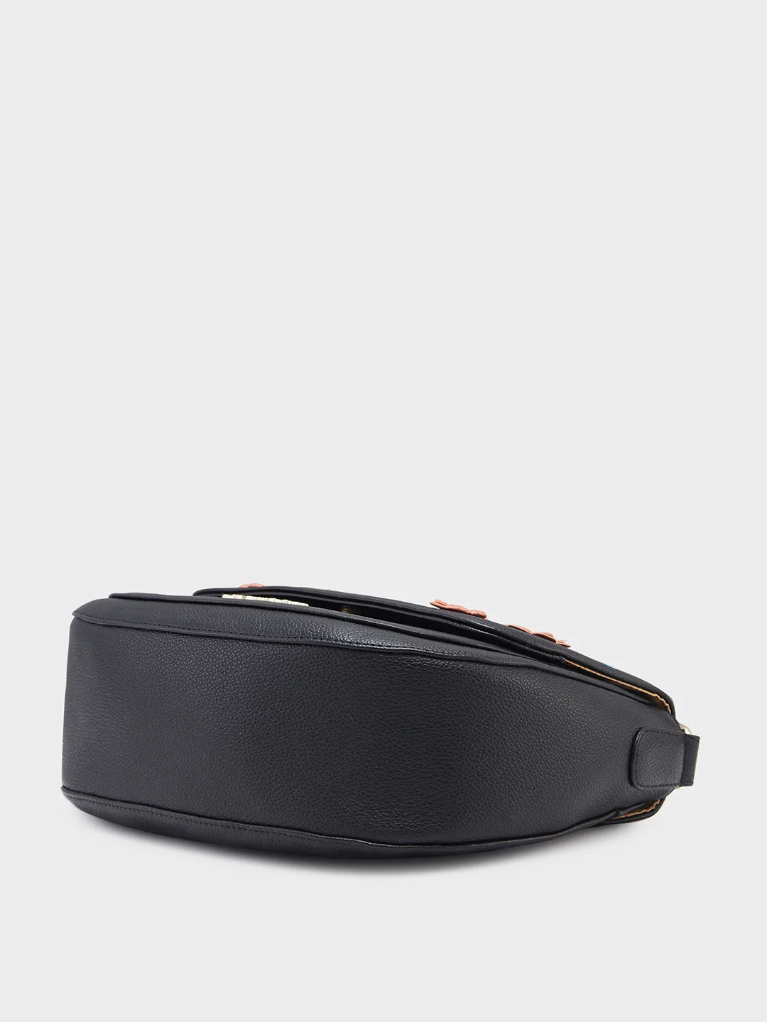 Caprese Erica Medium Black Sling Bag - Image 11