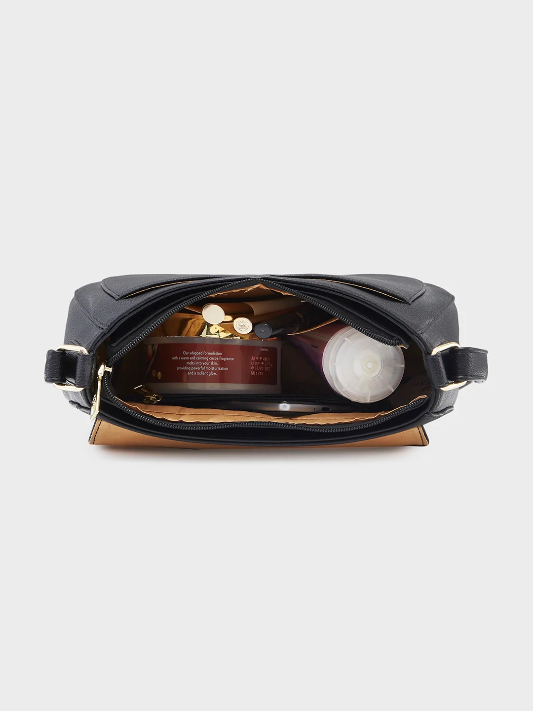 Caprese Erica Medium Black Sling Bag - Image 14