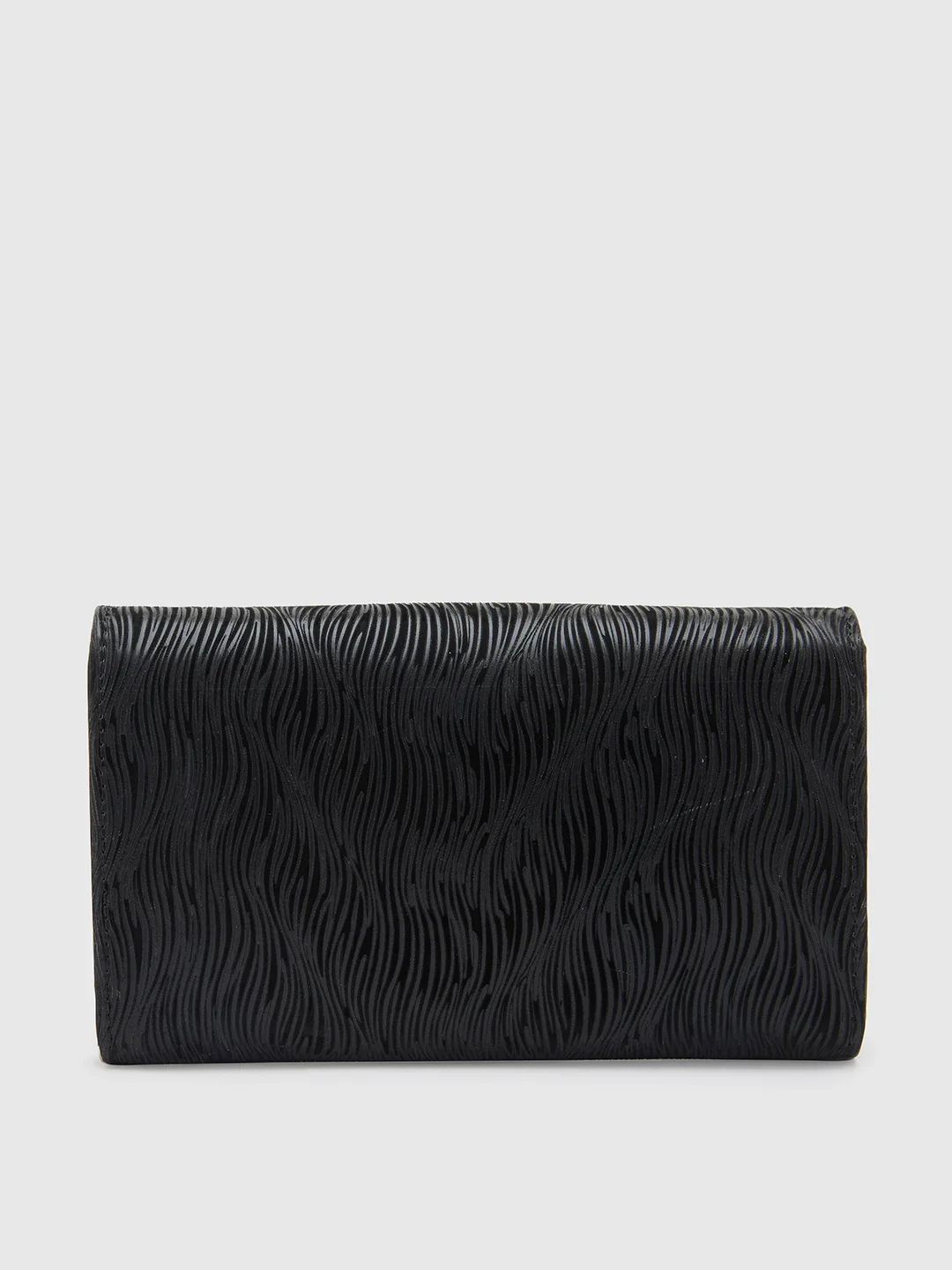 Caprese Eryka Medium Black Clutch - Image 5