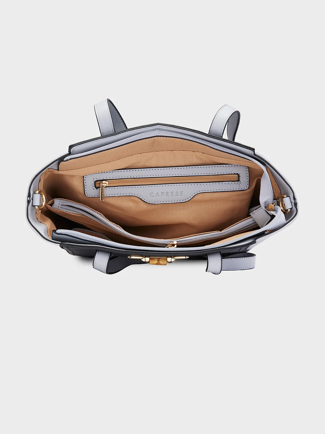 Caprese Eva Medium Black Satchel Bag - Image 4