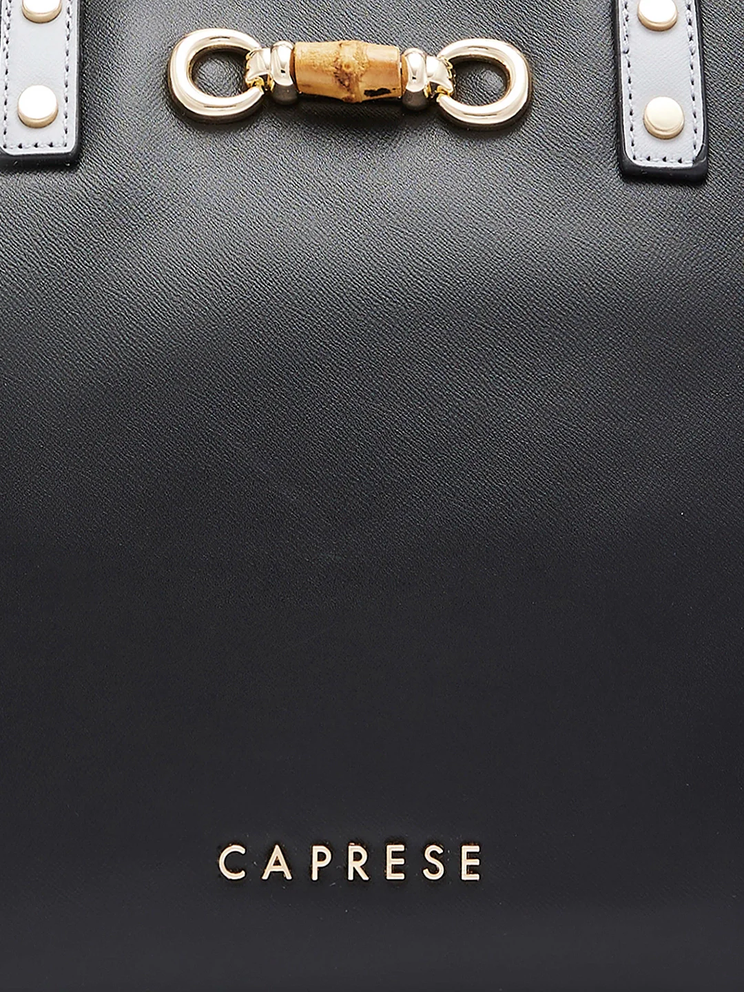 Caprese Eva Medium Black Satchel Bag - Image 7