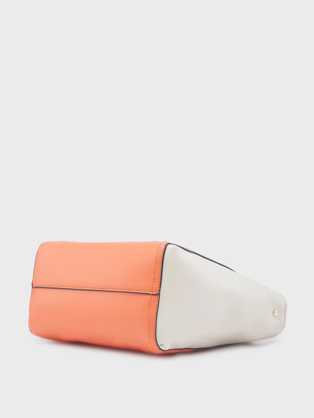 Caprese Eva Medium Orange Satchel Bag - Image 10