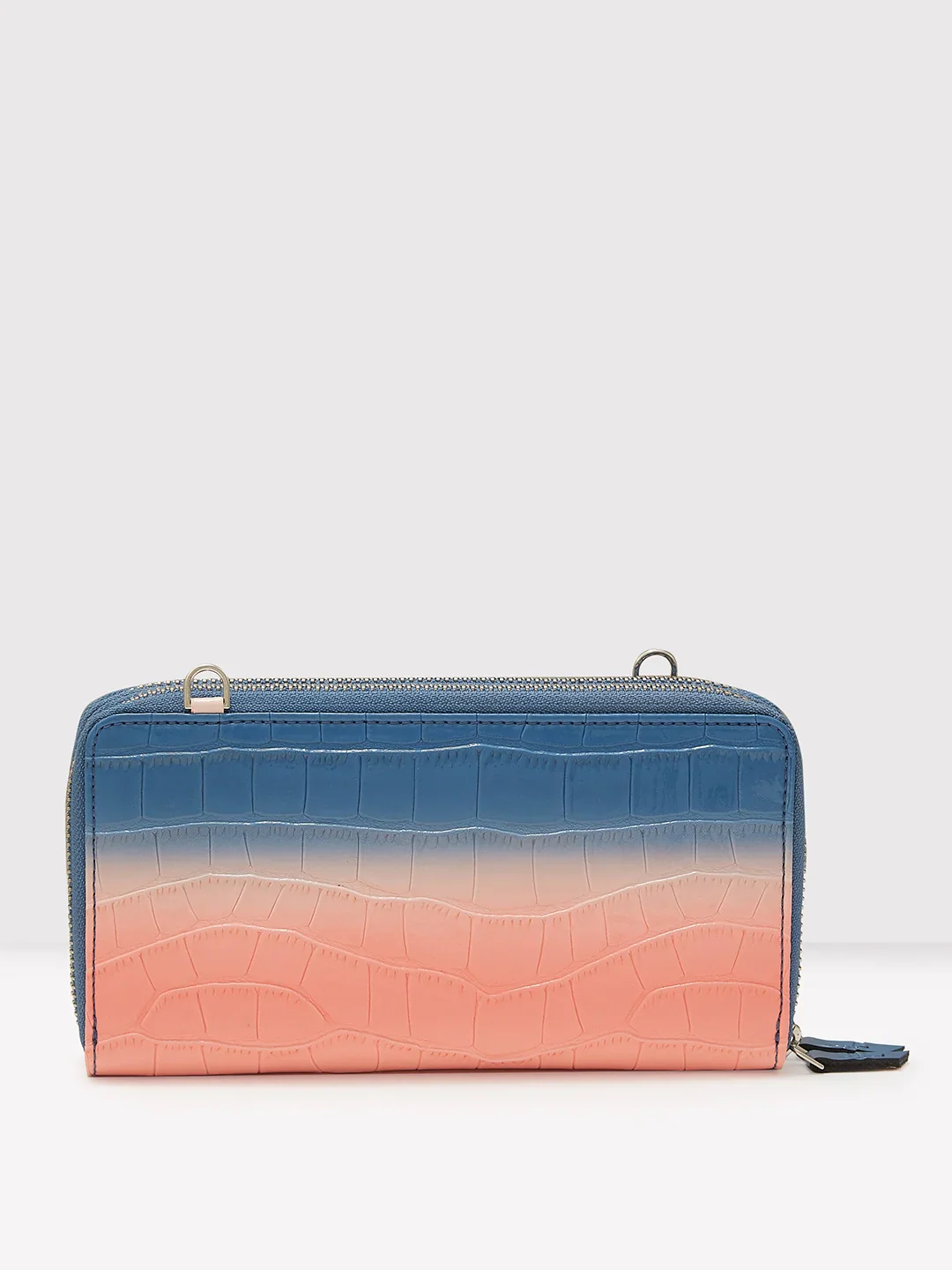 Caprese Eva Sling Large Navy Zip Around Wallet - Image 5
