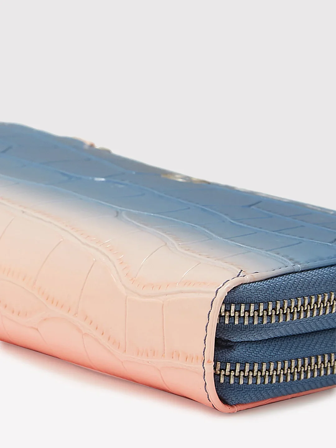 Caprese Eva Sling Large Navy Zip Around Wallet - Image 7