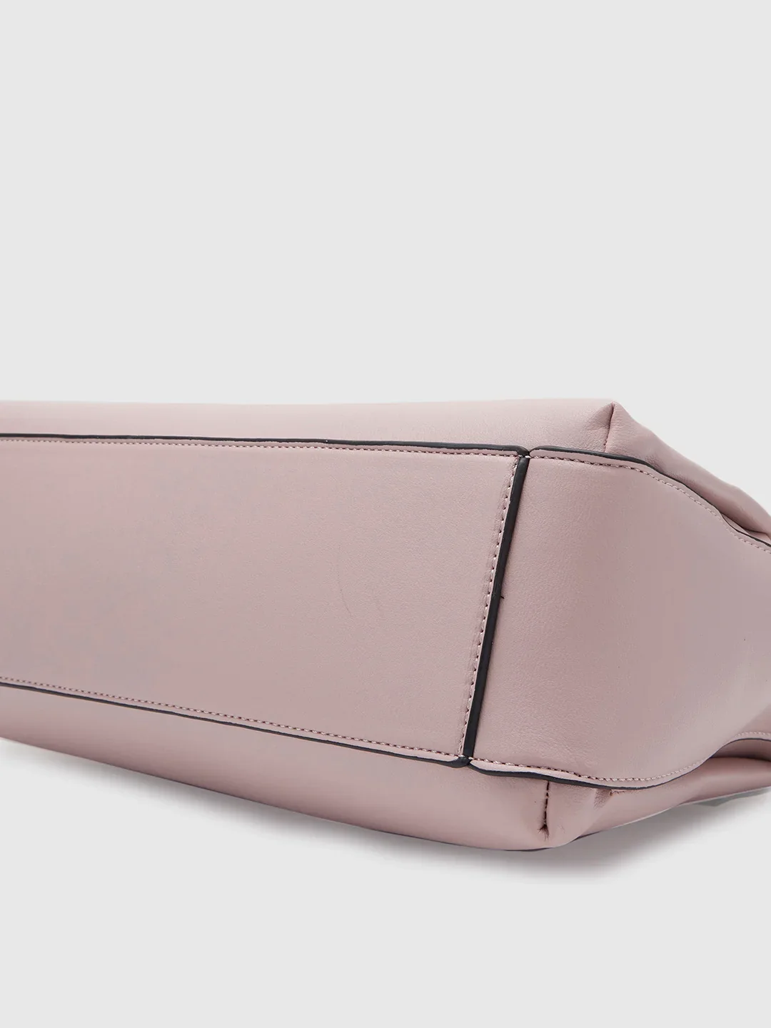 Caprese Evalina Large Dull Pink Satchel Bag - Image 11