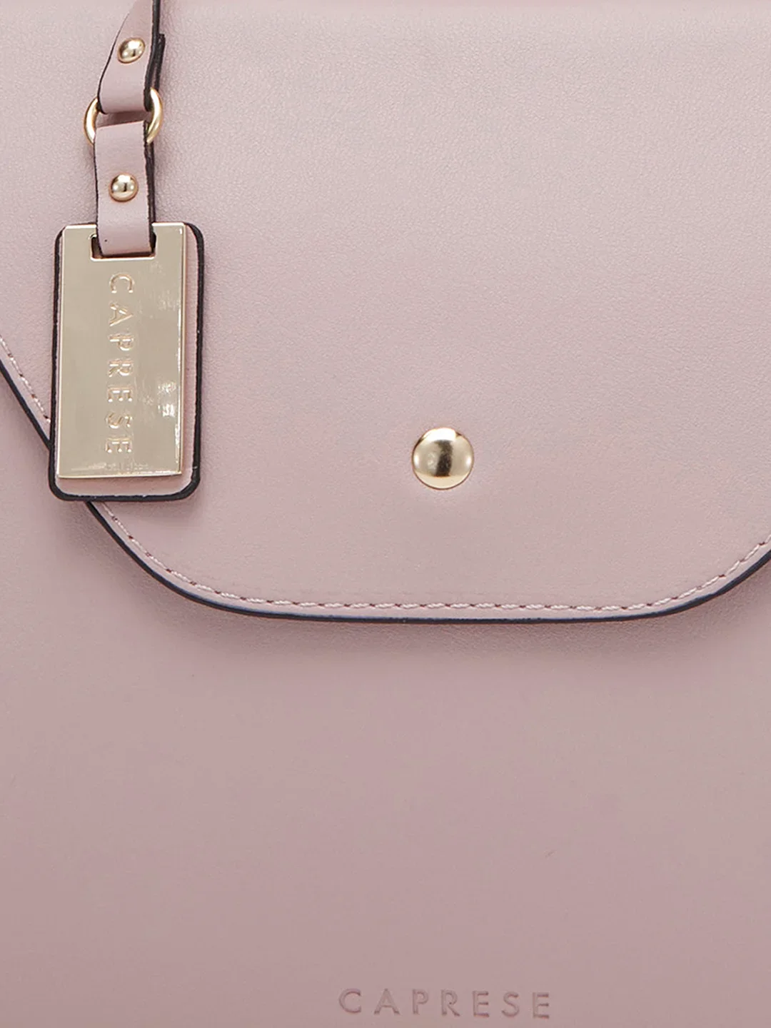 Caprese Evalina Large Dull Pink Satchel Bag - Image 12