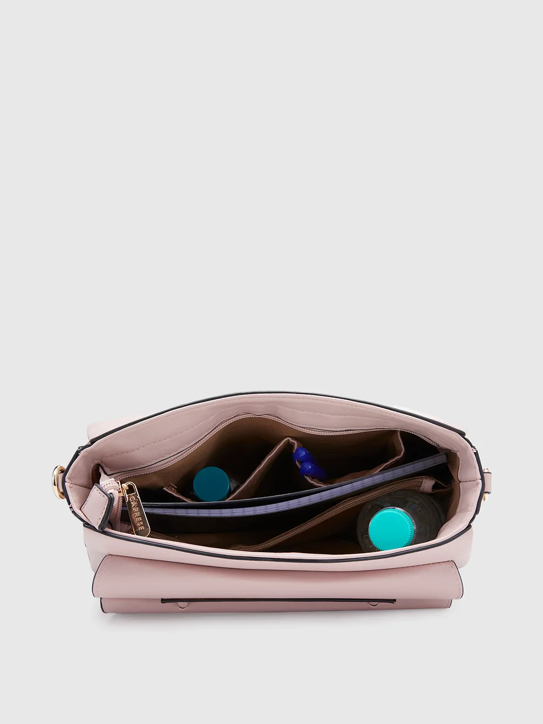 Caprese Evalina Large Dull Pink Satchel Bag - Image 7