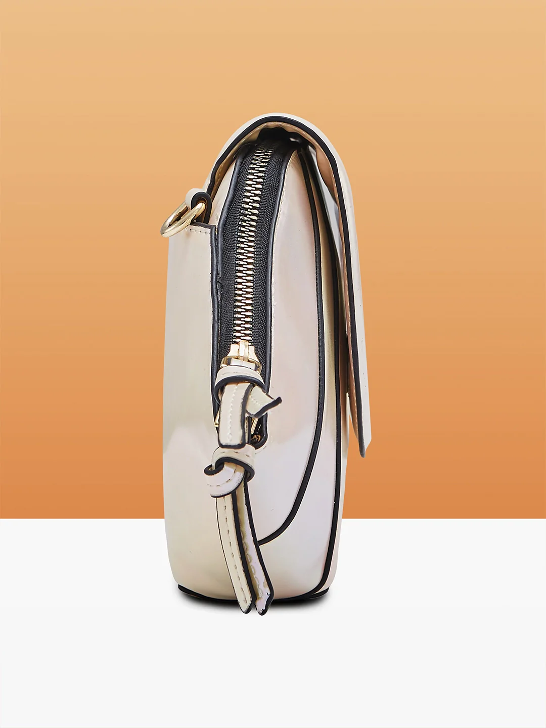 Caprese Evening Affair Medium White Crossbody Bag - Image 8