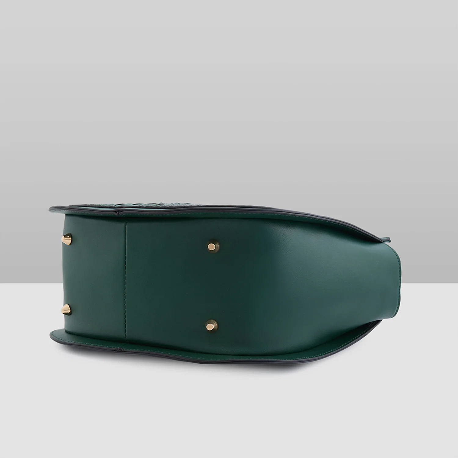 Caprese Felix Medium Green Satchel Bag - Image 8