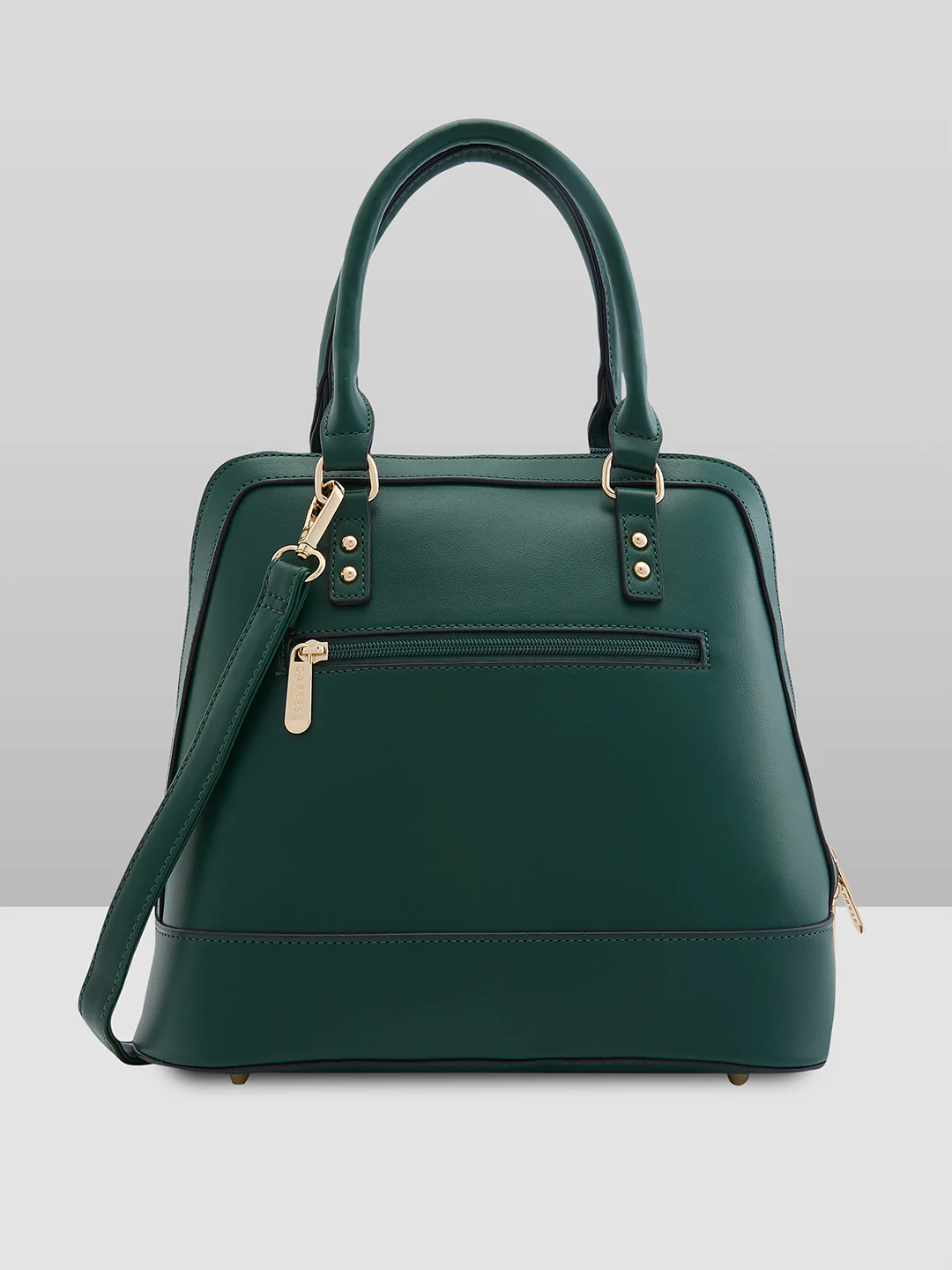 Caprese Felix Medium Green Satchel Bag - Image 5