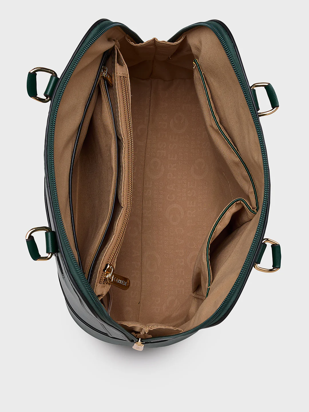 Caprese Felix Medium Green Satchel Bag - Image 8