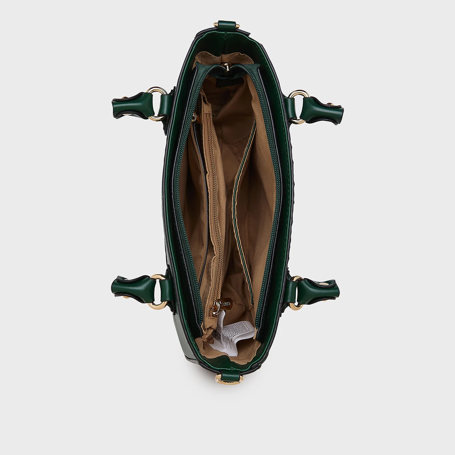 Caprese Felix Small Green Satchel Bag - Image 7