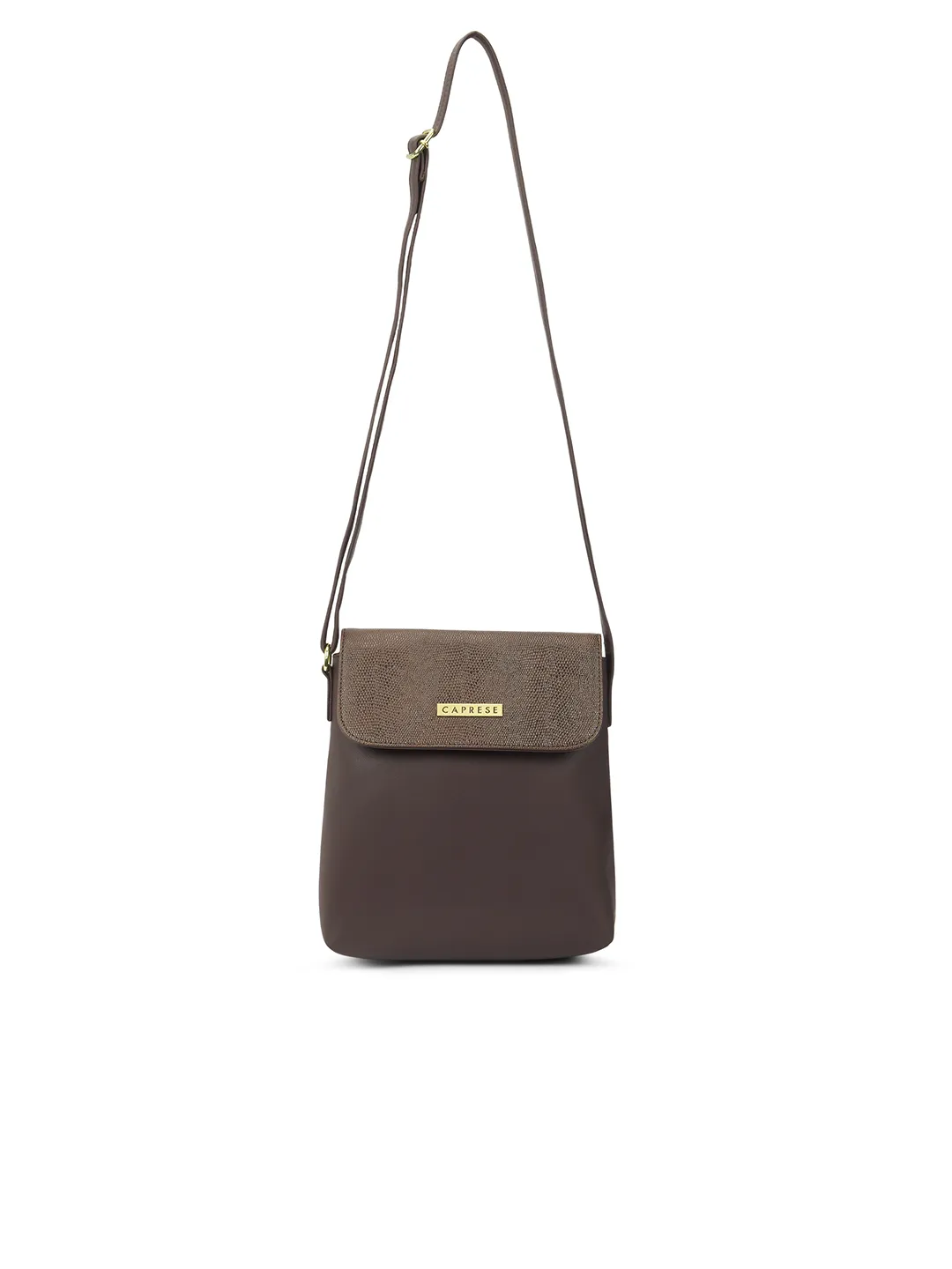 Caprese Fergi Large Chocolate Brown Crossbody Bag