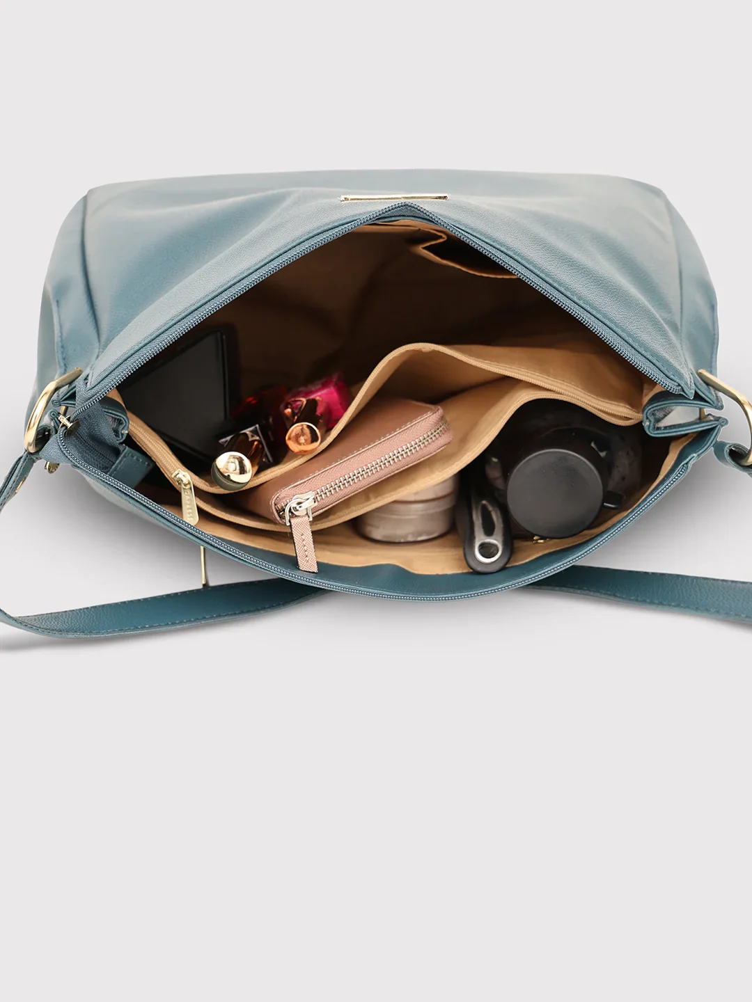 Caprese Fernanda Large Forest Green Hobo Bag - Image 8