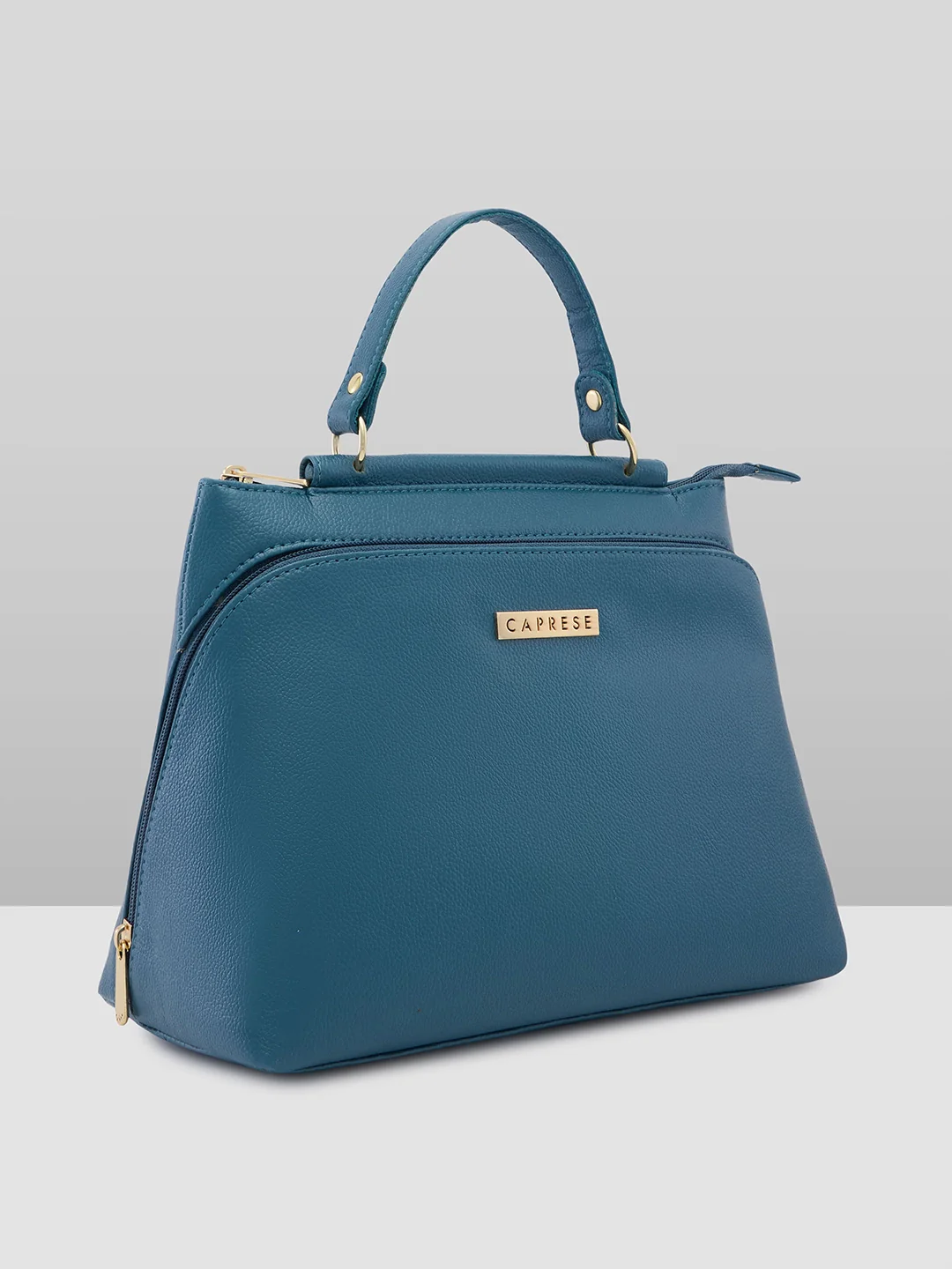 Caprese Fernanda Small Forest Green Satchel Bag - Image 4