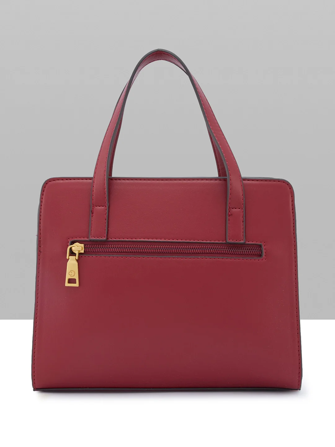 Caprese Fiji Small Cherry Lacquer Satchel Bag - Image 7