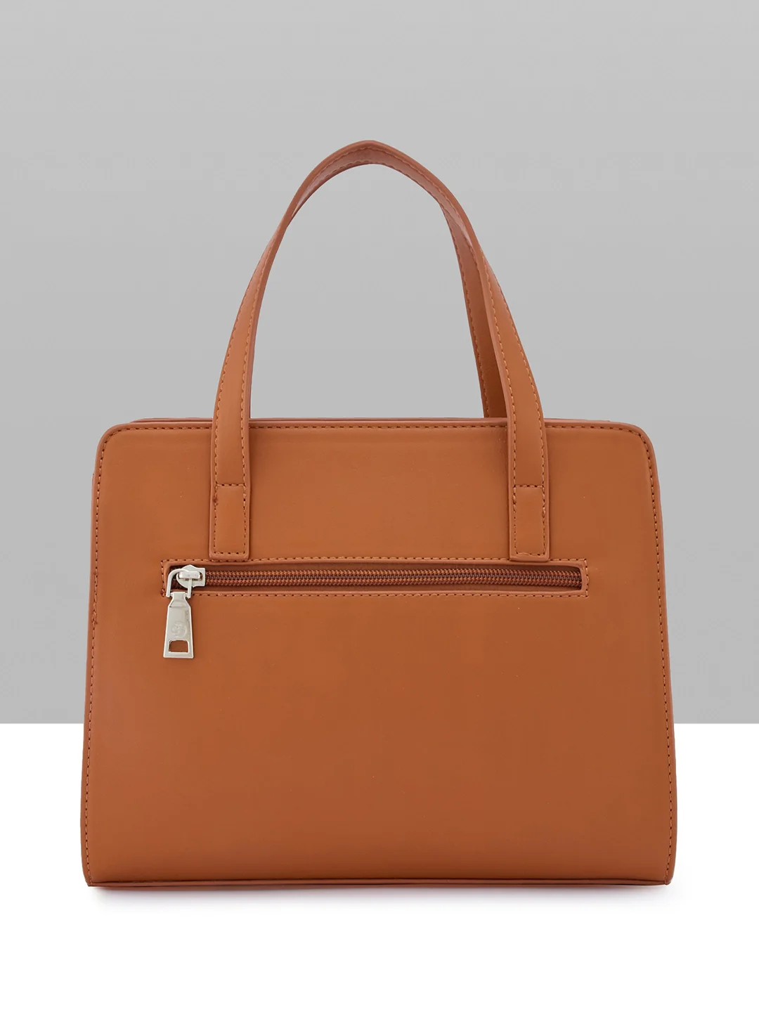 Caprese Fiji Small Tan Satchel Bag - Image 10