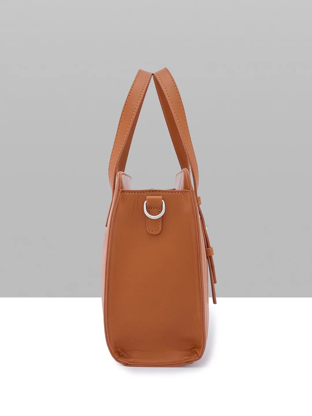 Caprese Fiji Small Tan Satchel Bag - Image 12