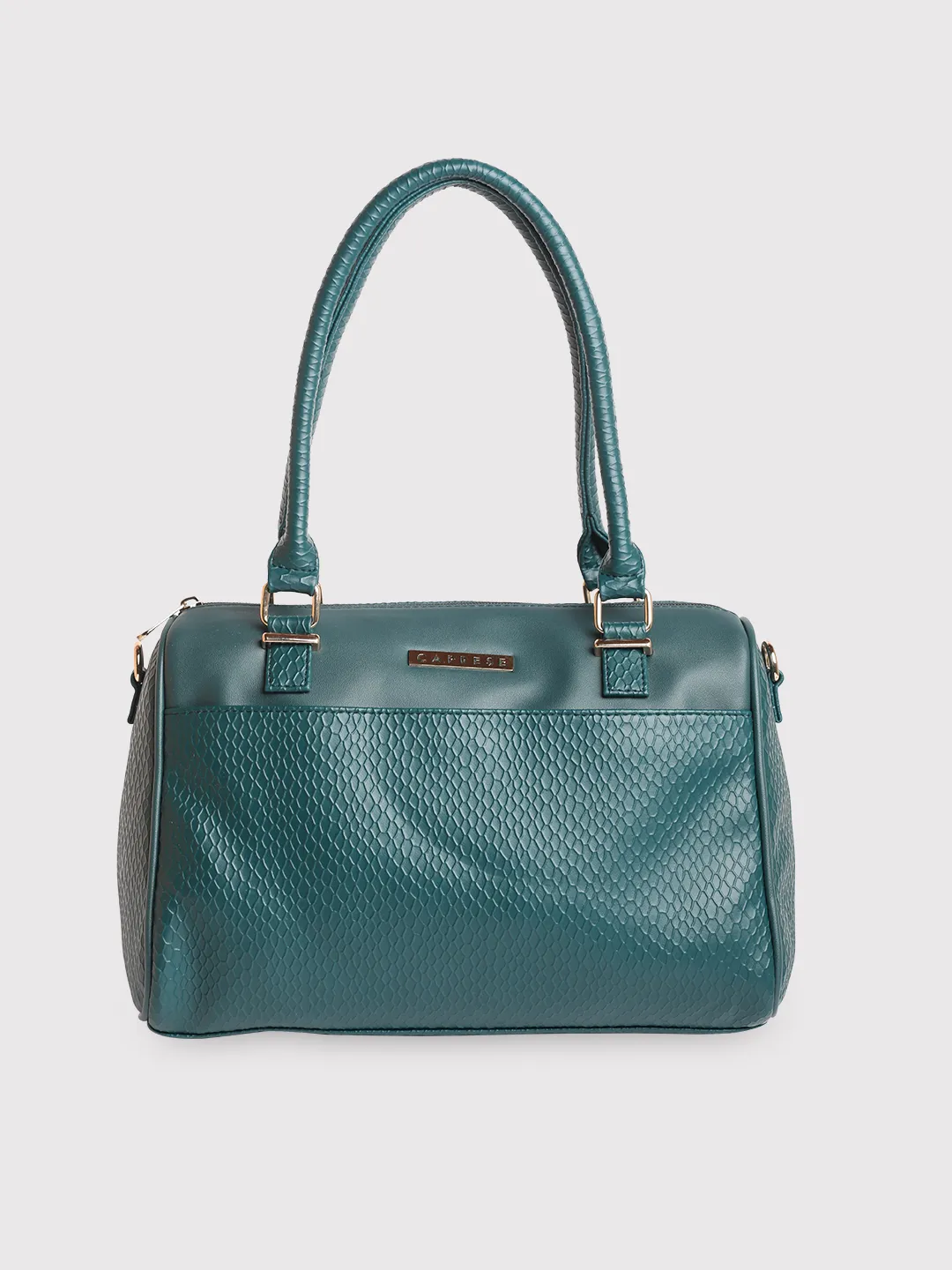Caprese Fiona Medium Teal Satchel Bag