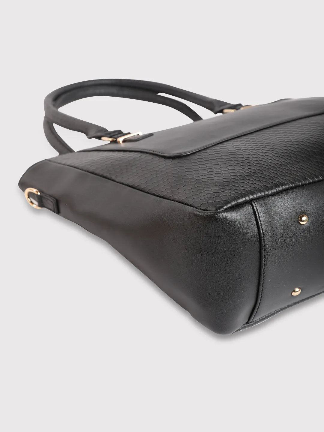 Caprese Fiona Large Black Office Tote Bag - Image 11