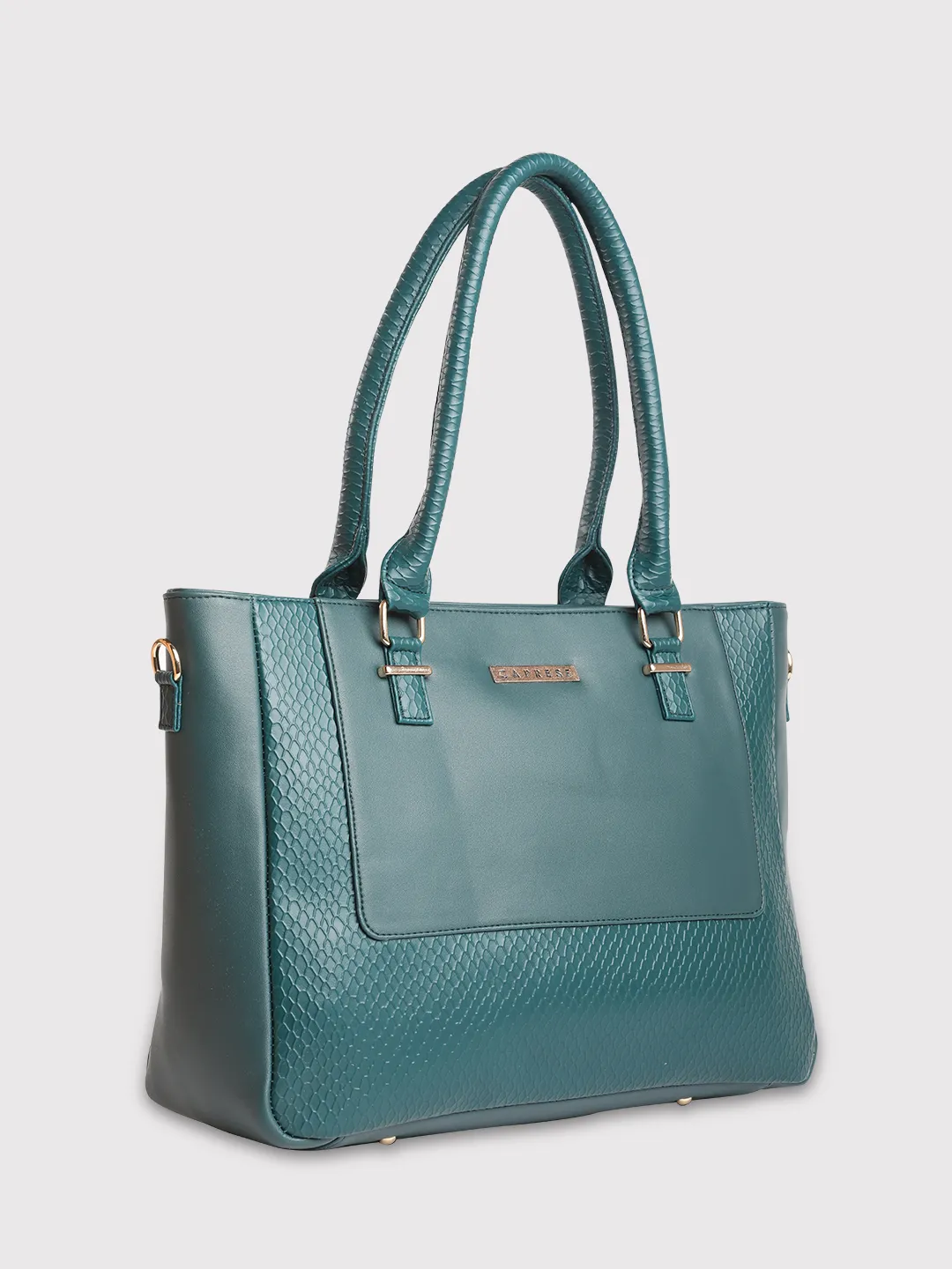 Caprese Fiona Large Teal Office Tote Bag - Image 7