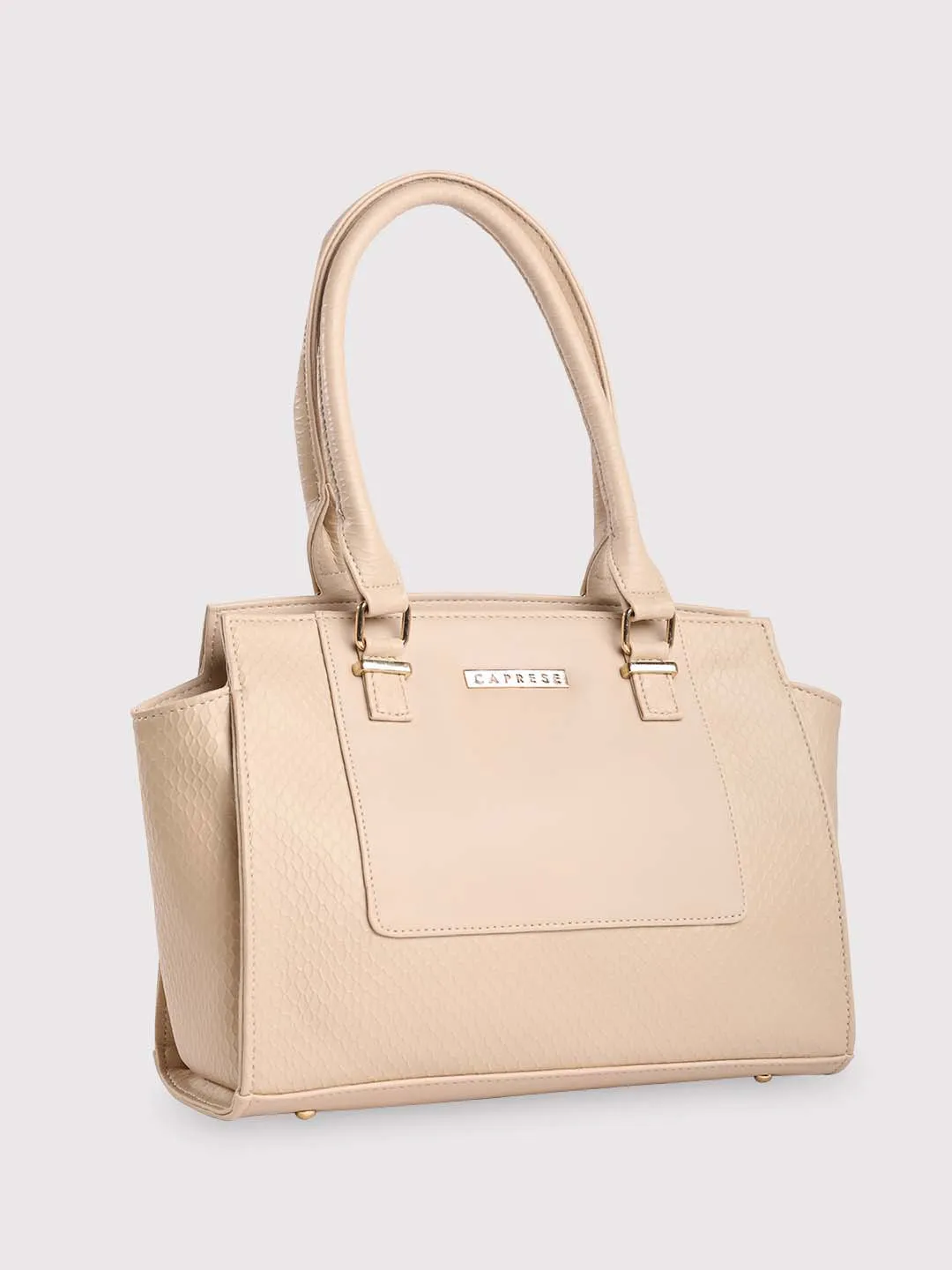 Caprese Fiona Medium Beige Office Tote Bag - Image 4