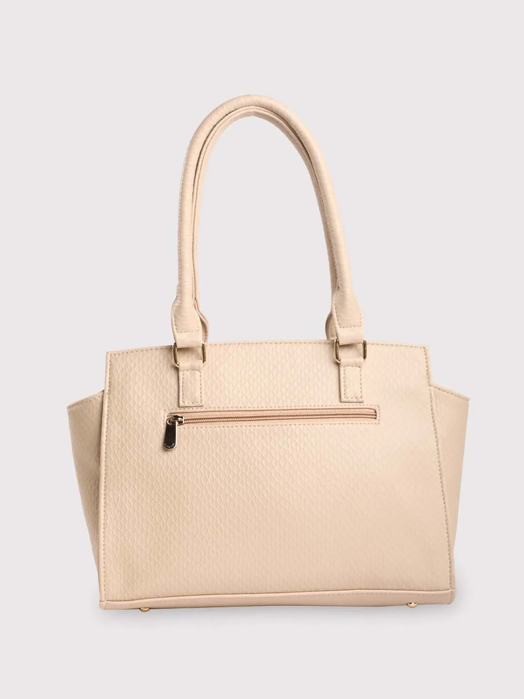 Caprese Fiona Medium Beige Office Tote Bag - Image 5