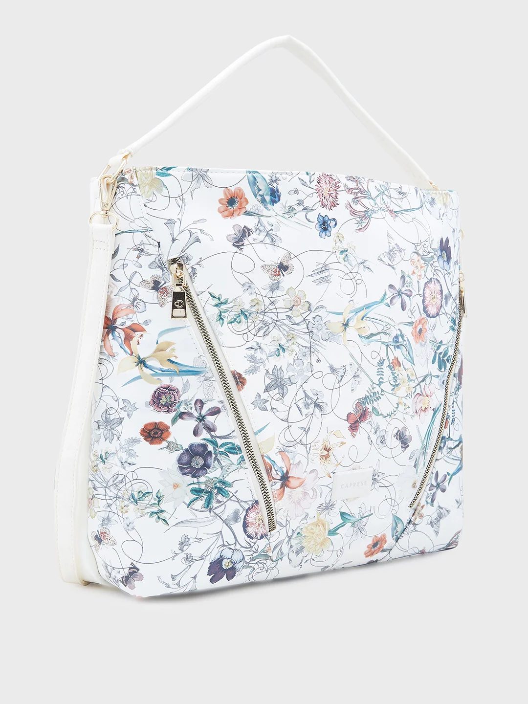Caprese Fiorella Large Beige Hobo Bag - Image 6