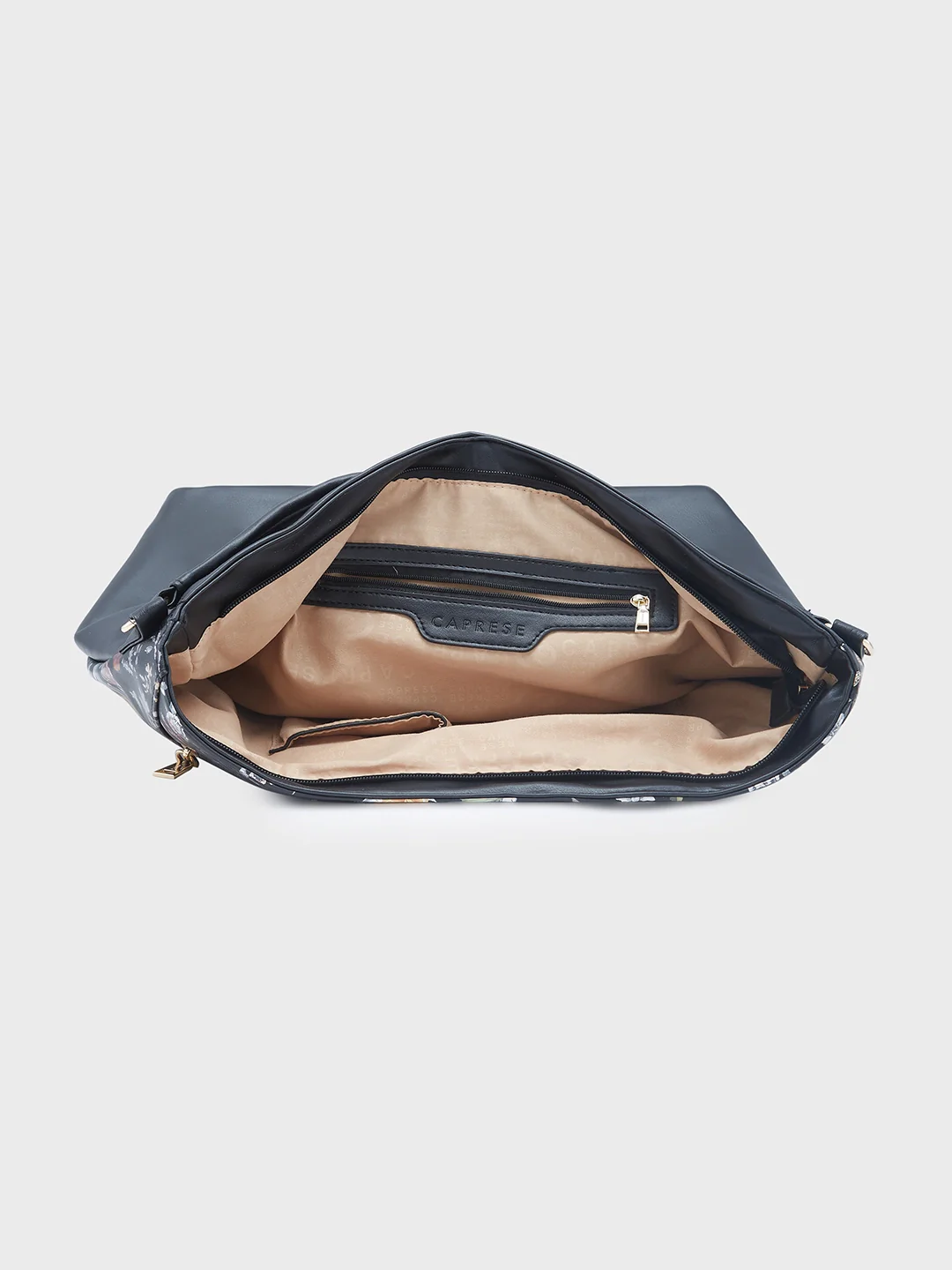 Caprese Fiorella Large Black Hobo Bag - Image 11