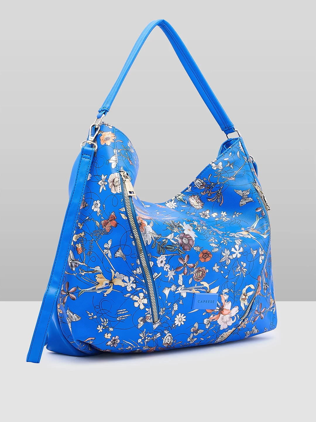 Caprese Fiorella Hobo Large Blue Shoulder Bag - Image 3